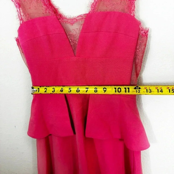 BCBG Maxazria Coral Leann Lace Applique Vneck Dress size 02 - Picture 10 of 15